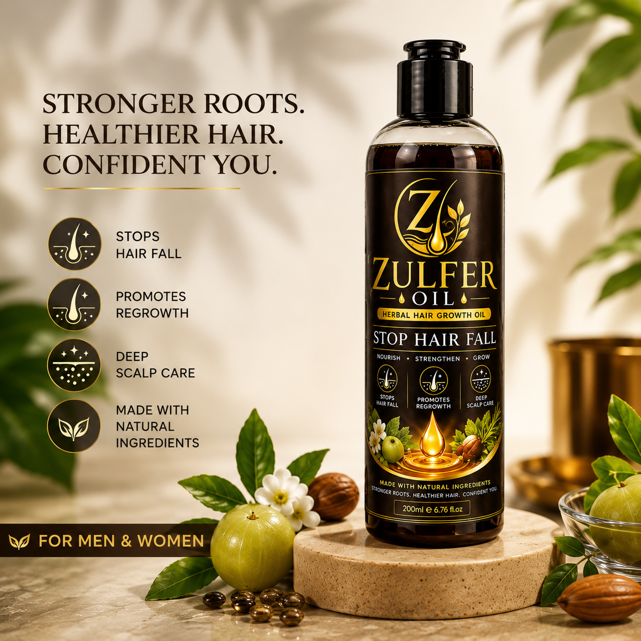 Zulfer Hair Growth Oil   ⭐⭐⭐⭐⭐️(100+) Reviews