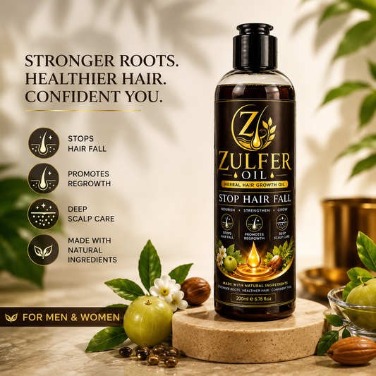 Zulfer Hair Growth Oil   ⭐⭐⭐⭐⭐️(100+) Reviews