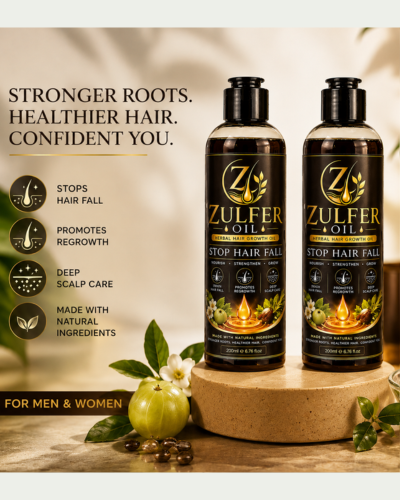 Zulfer Hair Growth Oil Buy 2 offer ⭐⭐⭐⭐⭐️(100+)Reviews